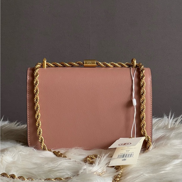 84057 - Tory Burch Eleanor Textured Small Convertible Shoulder Bag - Picture 9 of 14